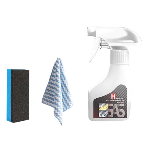 Headlight Restoration Kit Polishing Solution 180ml 1