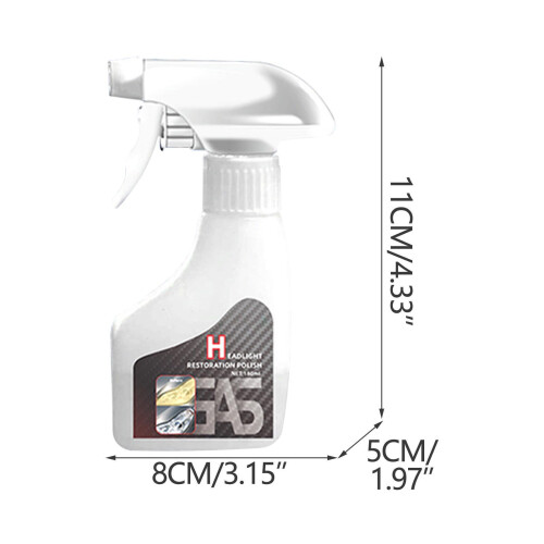 Headlight Restoration Kit Polishing Solution 180ml 2
