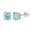 S925 Round Moissanite Stud Earrings 1 Pair 8