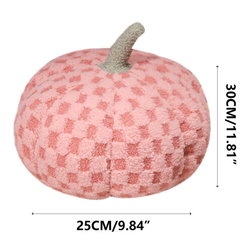 Lamb Wool Pumpkin Pillow for Home Decor 1 Piece 2