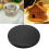 Round Bonsai Turntable Black Plastic 8 inch 2