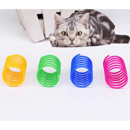 Cat Spring Toys Plastic Coils 120-Pack 2