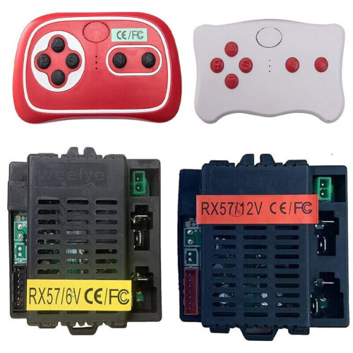 Toy Car Remote Control and Receiver for Welye RX57 6V 12V 2