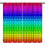 Rainbow Hexagonal Curtains 72x63in for Kids Bedroom 1