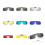 BE-TOOL Polarized Night Vision Sunglasses Clip 1 Pair 6