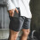 Men's Cotton Jogging Shorts Black 1 Pack 8