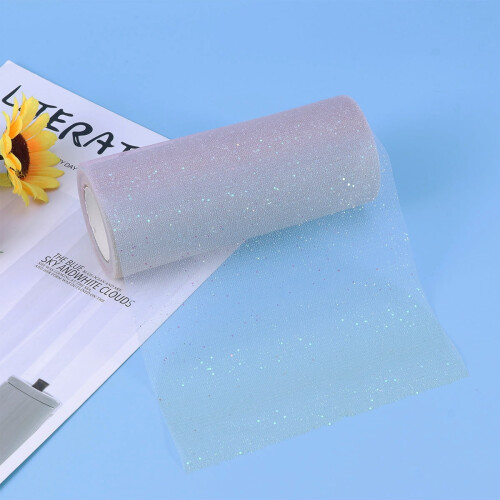 Tulle Fabric Roll Wedding Decor 15 cm x 10 yd 2
