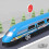 Bullet Train Pull Back Toy Modern Locomotive for Kids 6