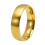 Stainless Steel Arc Ring Gold Size 6 1