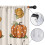 Pumpkin Pattern Thanksgiving Curtains 2 Pack 42x54 in 4