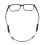 Adjustable Glasses Straps Black Silicone 1 Set 1