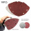 Sandpaper Triangle Discs 140x90mm 5-Hole 10pcs 4