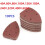 Sandpaper Triangle Discs 140x90mm 5-Hole 10pcs 5