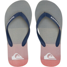 (UK 2, Blue/Blue) Quiksilver Kids MoloKai Massive Summer Beach Pool Sandals Thongs Flip Flops