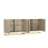 Creative Furniture Ripple Cashmere 200cm Duo Sideboard - Modern Fluted Design 8