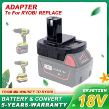 DM18RL Battery Adapter for Milwaukee 18V DeWalt 20V Ryobi