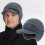 Knitted Thermal Hat Fleece-Lined 3-in-1 Baseball Style 3