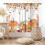 Fall Curtains Farmhouse Thanksgiving Yellow Orange Maple 1