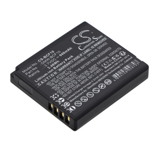 Batterie de remplacement pour DMW-BCF10(E)