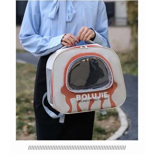Astronaut Pet Carrier Backpack Ventilated Transparent 2