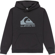 (L, Anthracite) Quiksilver Kids Comp Logo Pullover Hoodie