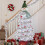 Christmas Tree Pendant Pull Ribbon Silver 2m Snowflake 4