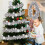 Christmas Tree Pendant Pull Ribbon Silver 2m Snowflake 6