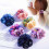 Flower Pearl Hair Bands Multicolor Elastic 11 pcs 5