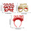 New Year Headband with Glitter and Eyeglass Frame 1pc 6
