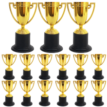 Mini Trophy Cups Gold 24 Pack