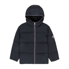 (10 Yrs, Anthracite) Roxy Kids Groovy Baby Puffer Hooded Padded Jacket