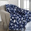 Christmas Plush Blanket Red Blue 39x51 Inch 4