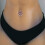 Zirconia Pink Butterfly Belly Button Ring 1 Piece 4