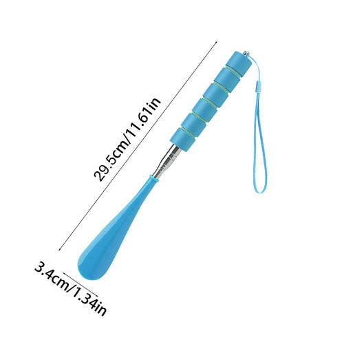 Stainless Steel Retractable Shoe Horn with Ergonomic Handle 1
