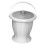 Chamber Pot Urinal Portable Plastic Grey 1 Set 7