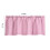 Pink Kitchen Valances Curtains 57x18 inch Double Layer 3