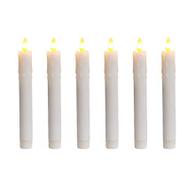 Flameless Battery Candles 7.5 inch with Remote Timer Dimmer