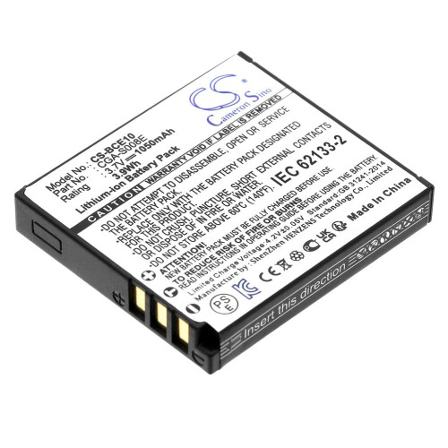 Battery For Cga-S008/Dmw-Bce10/Vw-Vbj10 Replacement Battery