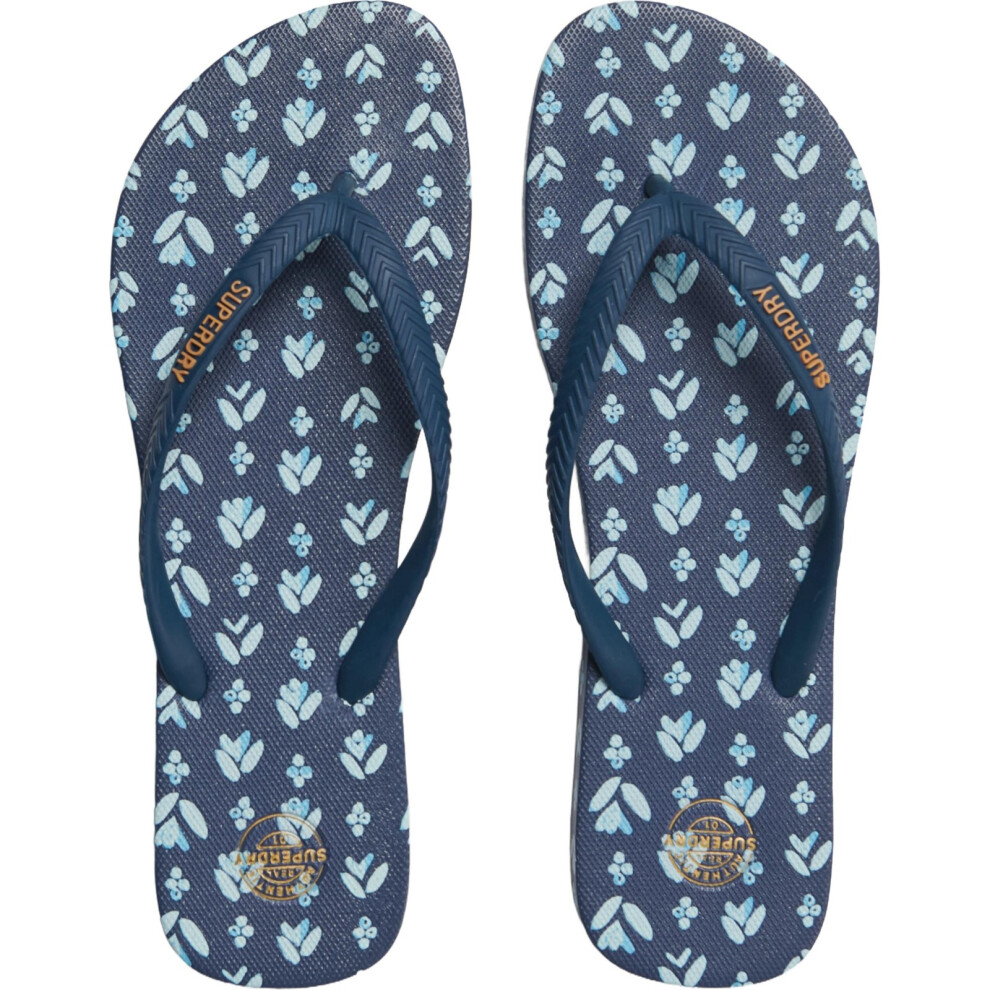 Superdry Girls Blue 'S Flip-Flops Flip Flop - Image 2