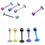 Round Tragus Lip Ring Monroe Cartilage Stud Earring 1