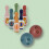 Mini Bowling Toy Set with 6 Pins and 2 Balls 1