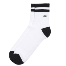 (8.5 - 12 UK, White/Black) Vans Mens Vans Half Crew 3 Pack Crew Socks