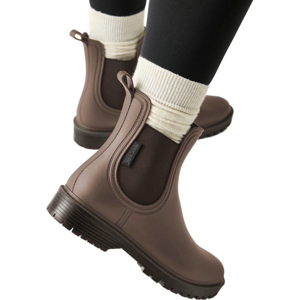 Regatta Women's Mocha Harriett Ii Wellington Boots - Image 5