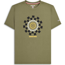 (M, Khaki) Lambretta Mens Track Tee Short Sleeve T-Shirt