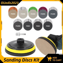 Wet Dry Sanding Discs Kit 5 Inch 45 Pieces 400-5000 Grit