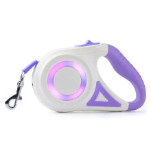 Retractable Dog Leash 16FT with Poop Bag Dispenser LED