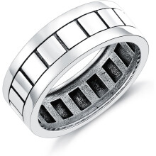 Men's 925 Sterling Silver Wedding Ring Size 8-12