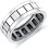 Men's 925 Sterling Silver Wedding Ring Size 8-12 1