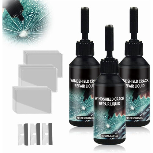 Windshield Crack Repair Kit for Auto Windows