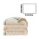 Flannel Fleece Blanket Beige Extra Thick Oversized 5